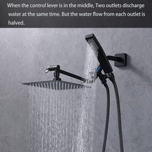 Load image into Gallery viewer, Elegant Oil Rubbed Bronze 3-Way Shower Arm Diverter with Solid Metal Holder