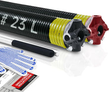 Load image into Gallery viewer, Durable 2" Garage Door Torsion Springs Set with Non-Slip Tools - 16,000 Cycles