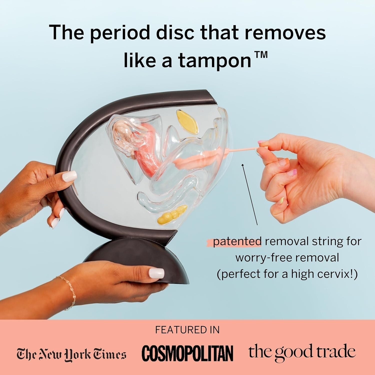 Beginner-Friendly Menstrual Disc Bundle with Tampon-Like Applicator - 100% Safe