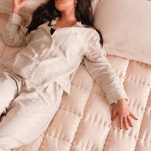 Load image into Gallery viewer, Luxury Handmade Organic Wool Mattress Topper - Moisture-Wicking, Medium Firm