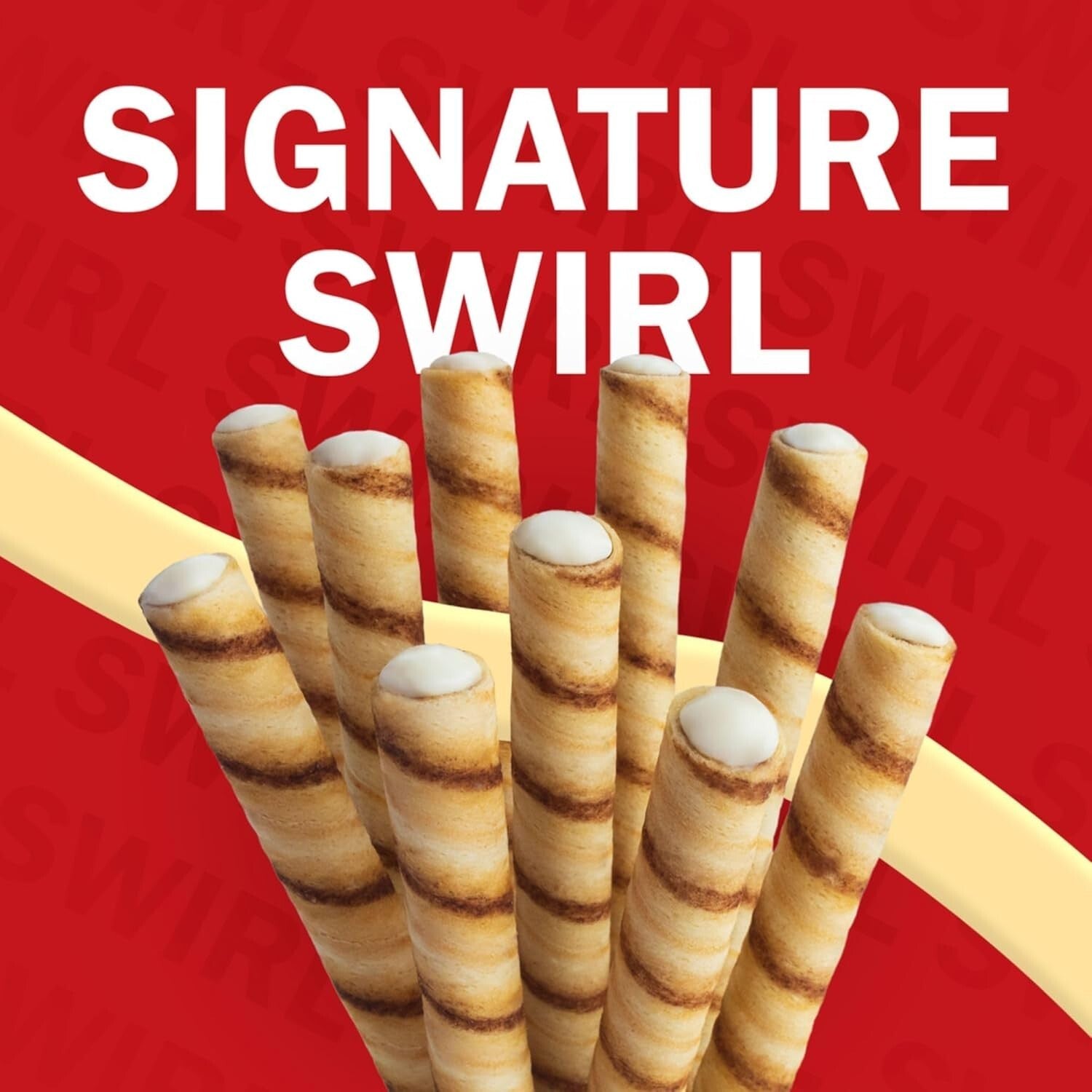 Freshly Baked Vanilla Crème Rolled Wafers - Perfect for Coffee or Gifts, 6 Pack