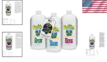 Load image into Gallery viewer, Organic Hydroponic Fertilizers - Balanced Growth for Roots &amp; Blooms (3 Pack)