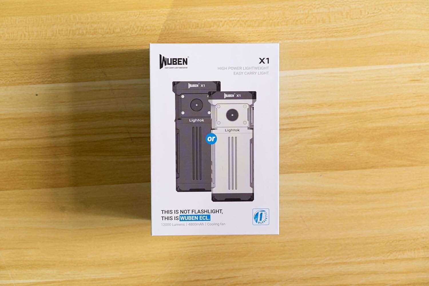 X1 Tactical Flashlight 12000 Lumens - Rechargeable & Waterproof for Emergencies