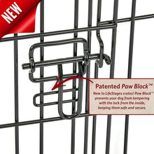 Load image into Gallery viewer, Life Stages 42" Metal Dog Crate with Enhanced Security for Large Dogs 71-90lbs