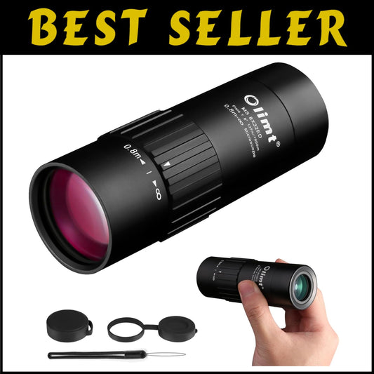Ergonomic 8x32 Monocular - Lightweight & Waterproof High-Performance Telescope