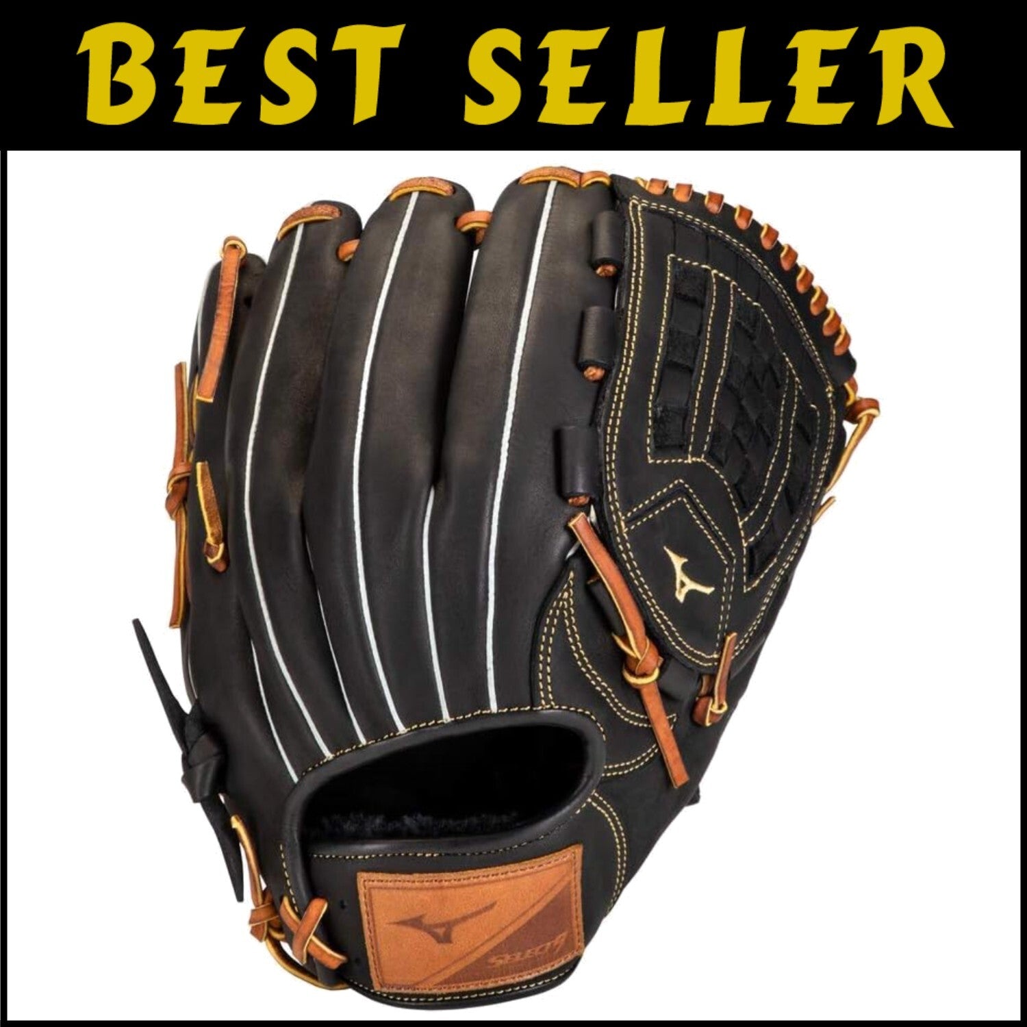 Game-Ready Youth Baseball Glove Size 12" - Durable Bio Soft Leather, Lightweight
