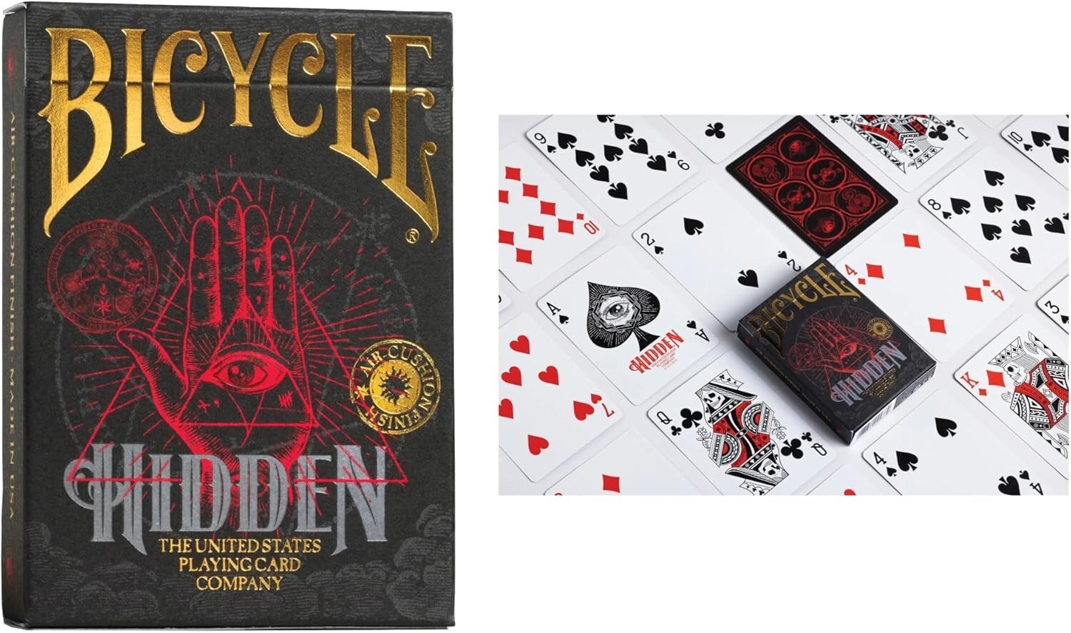 Collector's Set: 6 Unique Bicycle Playing Cards in Premium Foil Tuck Boxes