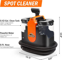 Load image into Gallery viewer, Effortless 0901 Upholstery Cleaner with Accessories - Ideal for Cars and Couches