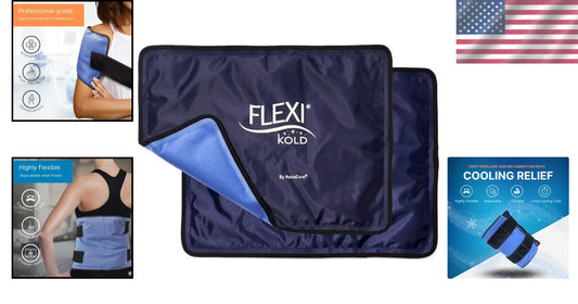 Colder For Longer: FlexiKold Reusable Ice Packs for Muscle Pain & Injuries