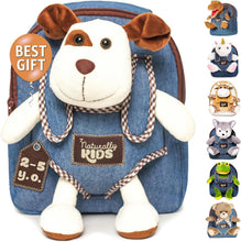 Load image into Gallery viewer, Adorable Toddler Dog Backpack with Padded Straps – Ideal for Young Explorers