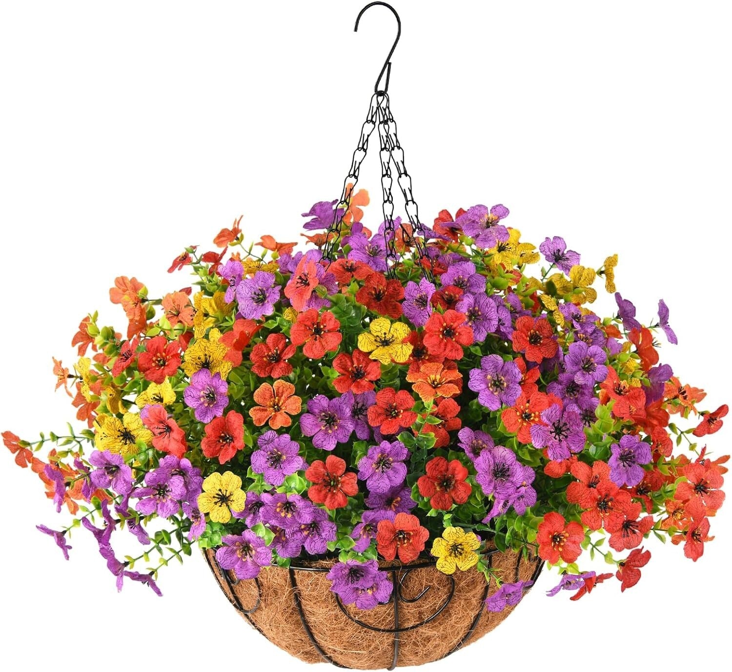 Easy-Assembly UV Resistant Hanging Daisy Planter for Gorgeous Outdoor Spaces
