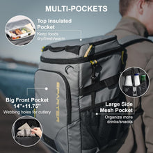 Load image into Gallery viewer, Insulated Leak-Proof Cooler Backpack - Holds 30-45 Cans for Adventures