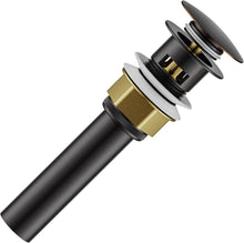 Load image into Gallery viewer, Compact Oil Rubbed Bronze Bathroom Sink Drain Set with Strainer Basket &amp; Stopper