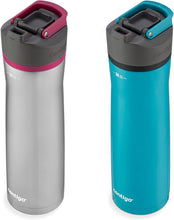 Load image into Gallery viewer, Stylish Juniper &amp; Dragonfruit Water Bottle Set - Keeps Drinks Cold for 24 Hours