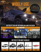 Load image into Gallery viewer, Custom RGB 8 Gang Switch Panel - 60 Amp Waterproof Control for Marine, RV, Car