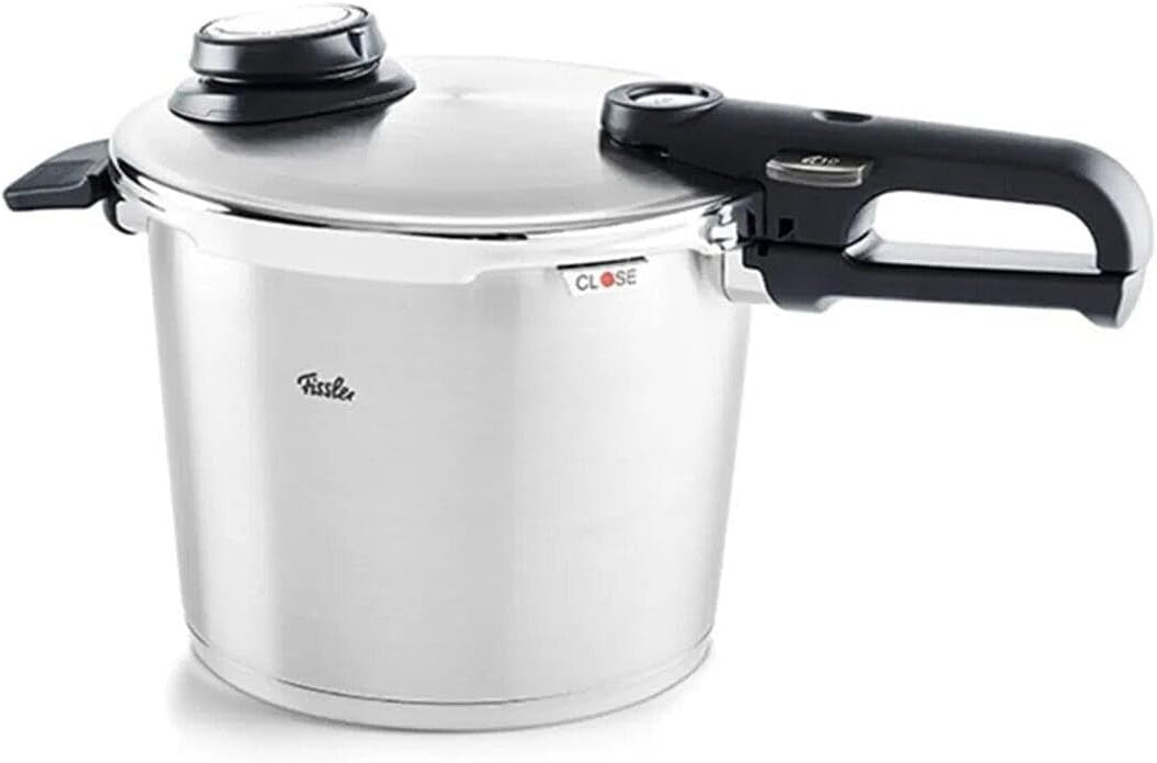6.3 Quart Stainless Steel Pressure Cooker with Steamer Insert & Touch Control