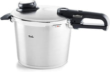 Load image into Gallery viewer, 6.3 Quart Stainless Steel Pressure Cooker with Steamer Insert &amp; Touch Control