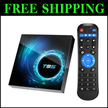 Load image into Gallery viewer, 6K Streaming Android TV Box - Quad-Core, Bluetooth 5.0, Remote Control Included