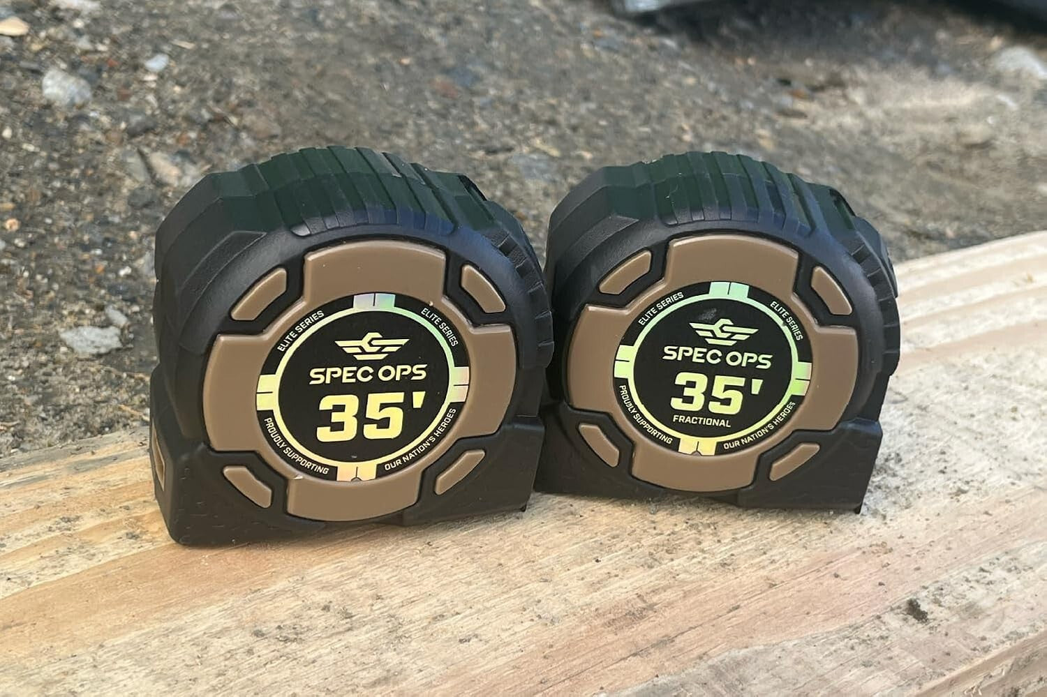 35-Foot Elite Tape Measure: Military-Grade, Double-Sided Blade & Safety Features