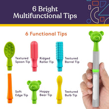 Load image into Gallery viewer, All-in-One Oral Sensory Stimulation Kit with Soft Textured Heads and Storage Bag