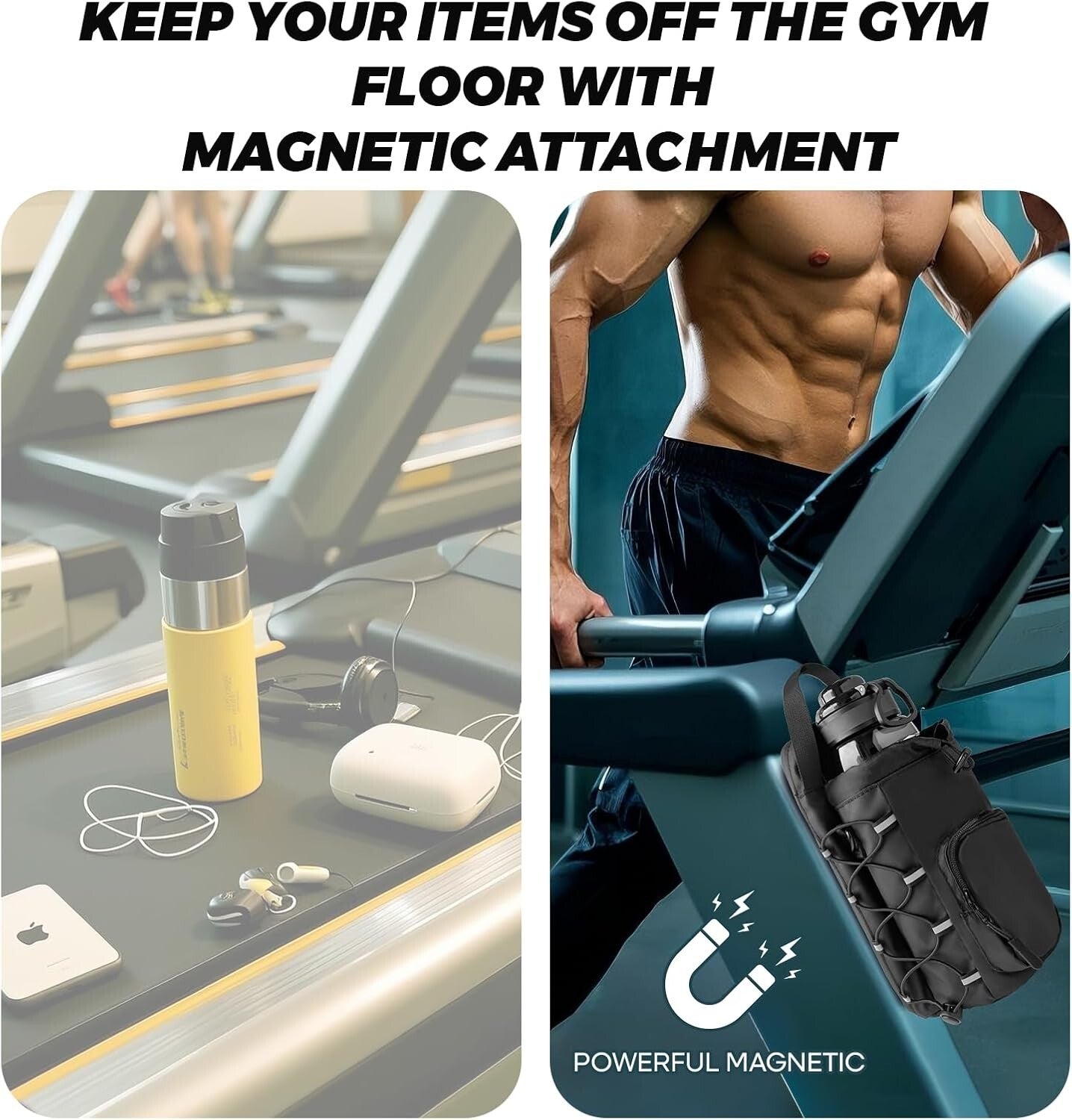 Ultimate Magnetic Gym Bag for Men and Women - Organized Workout Companion