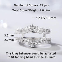 Load image into Gallery viewer, Sparkling Sterling Silver Wedding Band with AAAAA Cubic Zirconia - Gift Ready