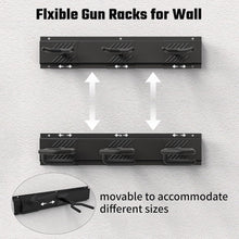 Load image into Gallery viewer, Heavy-Duty Adjustable Gun Rack - Stylish Wall Mount for Firearms Display