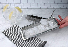 Load image into Gallery viewer, Vintage 18/8 Stainless Steel Ice Cube Tray - 18 Slot Dishwasher Safe Design