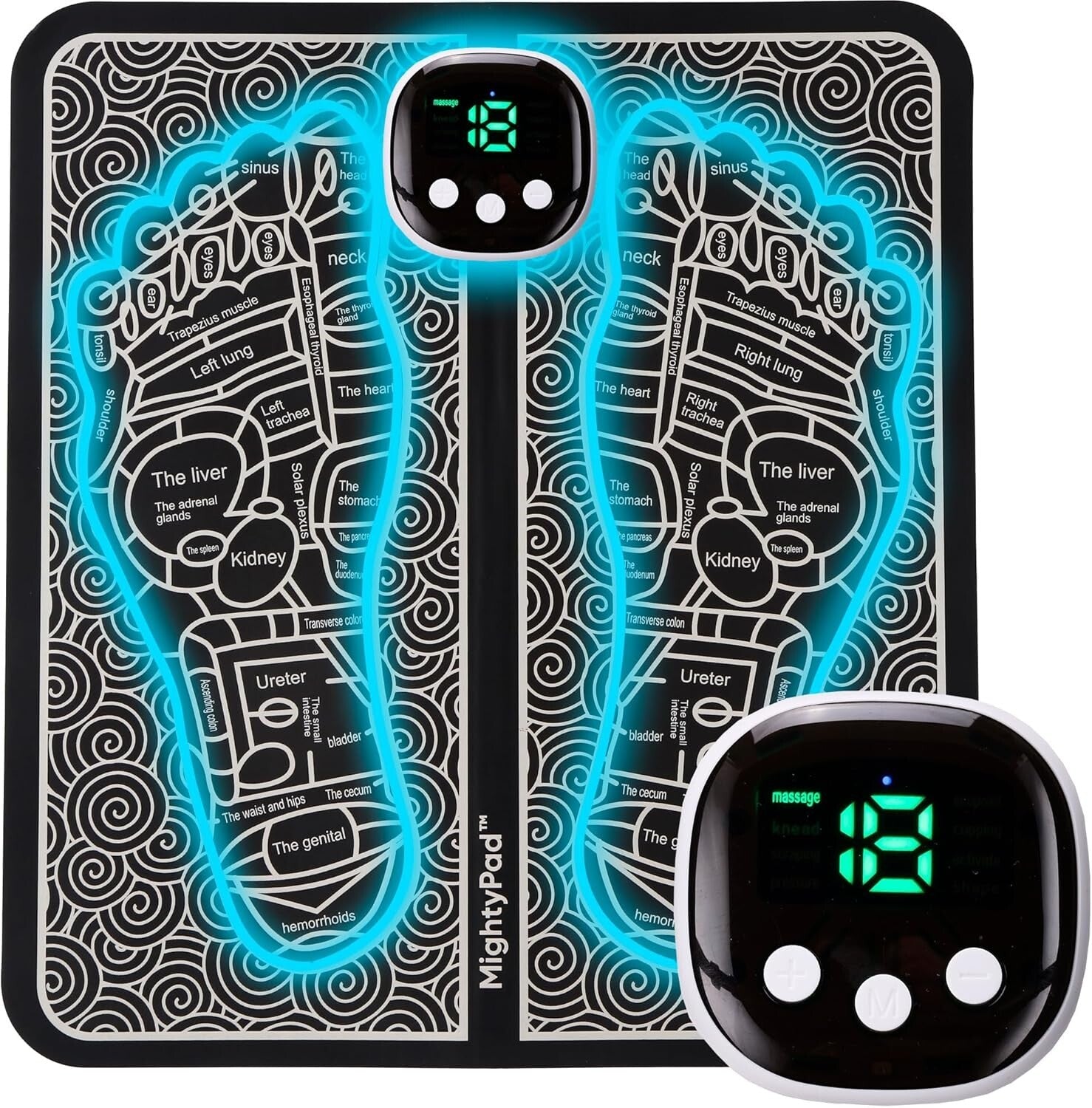 Battery-Powered Foot Massager for Effective Pain Relief and Circulation Boost