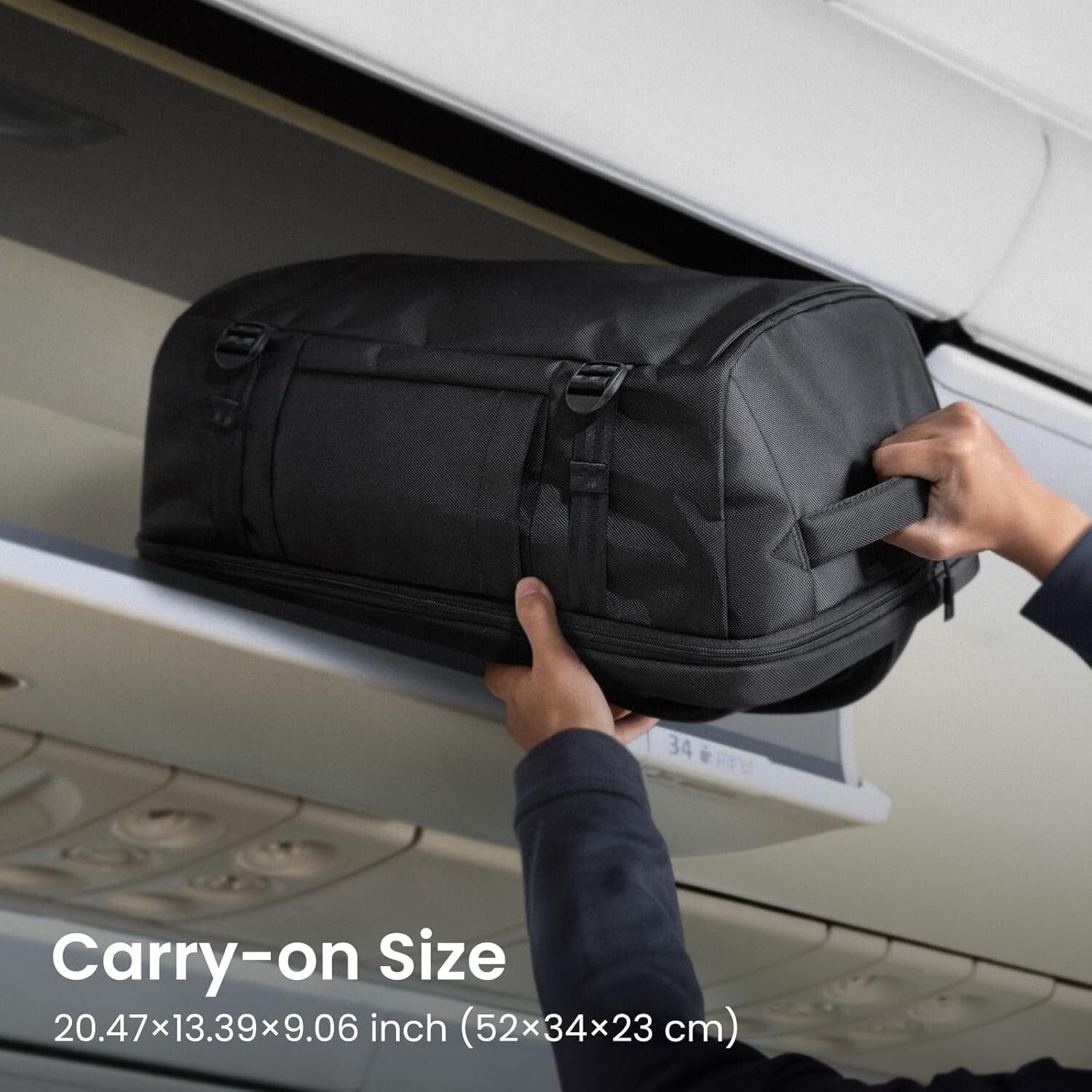 Eco-Friendly 40L Water-Resistant Backpack - Perfect for Travelers & Commuters