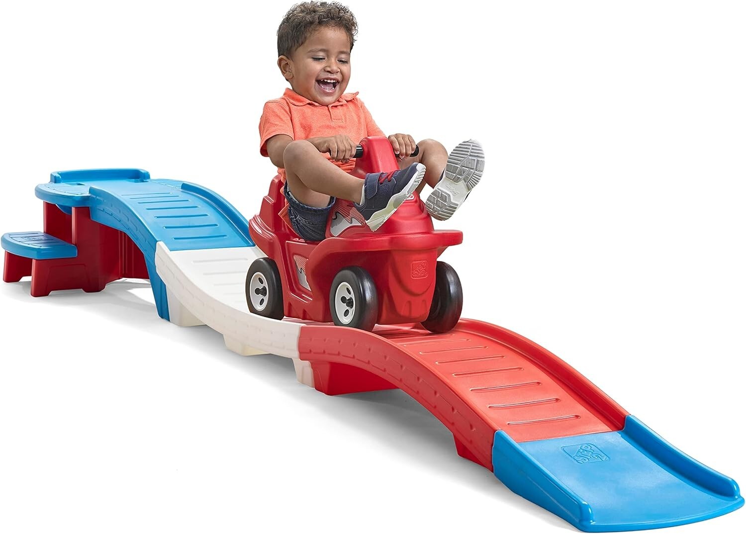 Durable Kids Roller Coaster Toy - Safe Ride-On Car for Toddlers Aged 2-5