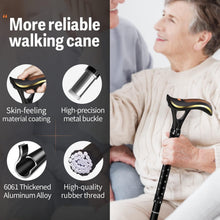 Load image into Gallery viewer, Ergonomic Foldable Cane with Smart Alarm &amp; LED Light for Fashionable Mobility