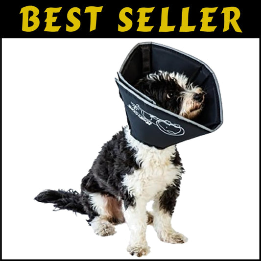 Lightweight Adjustable Pet Recovery Collar - Soft Cone for Surgery & Wound Care