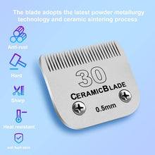 Load image into Gallery viewer, Pro-Grade Detachable Clipper Blades for Dogs - Ceramic &amp; Stainless Steel Quality