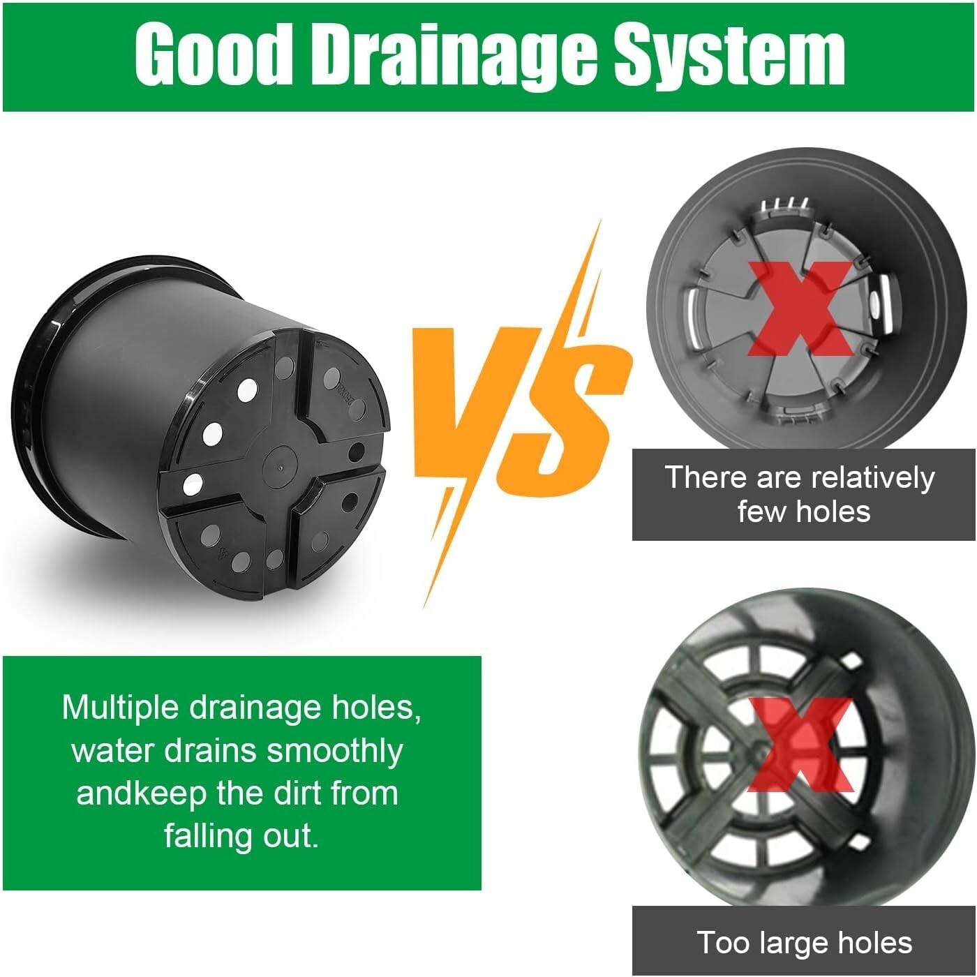 Garden Protection Bundle: 5 Reusable 12-Inch Pots with Reinforced Netting Covers