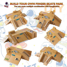Load image into Gallery viewer, Customizable Fingerboard Skatepark with 8 Ramps &amp; 4 Boards - Perfect Gift