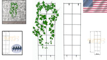 Load image into Gallery viewer, Vintage-Style Green Trellis - 59-Inch Support for Climbing Plants &amp; Vegetables