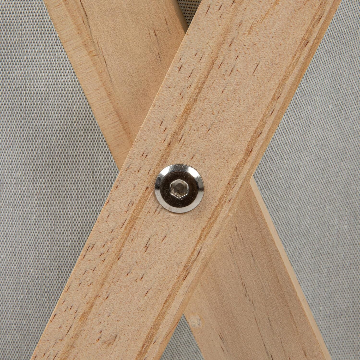 Elegant X-Frame Laundry Hamper with Removable Bag - Perfect for Small Spaces