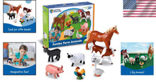 Load image into Gallery viewer, 7-Piece Jumbo Farm Animal Set - Colorful Learning Toys for Toddler Play