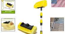 Load image into Gallery viewer, Extendable 11-Foot Car Wash Brush - Multi-Purpose Soft Bristles for All Surfaces