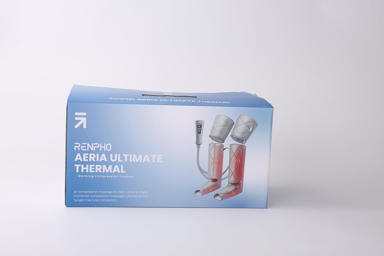 Effective Leg Massager with Heating Therapy for Ultimate Relaxation - Grey