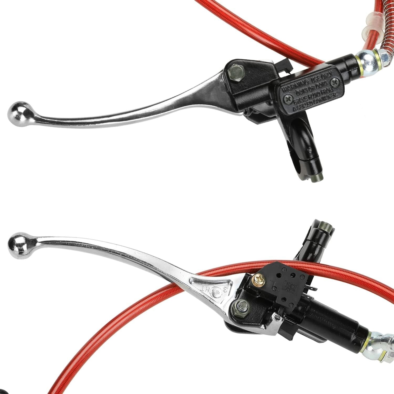 Mini Bike Hydraulic Brake System Assembly with Enhanced Clamping Power & Hose