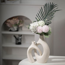 Load image into Gallery viewer, Extra Large Nordic Modern Flower Vases - Set of 2, Unique Snuggle Design