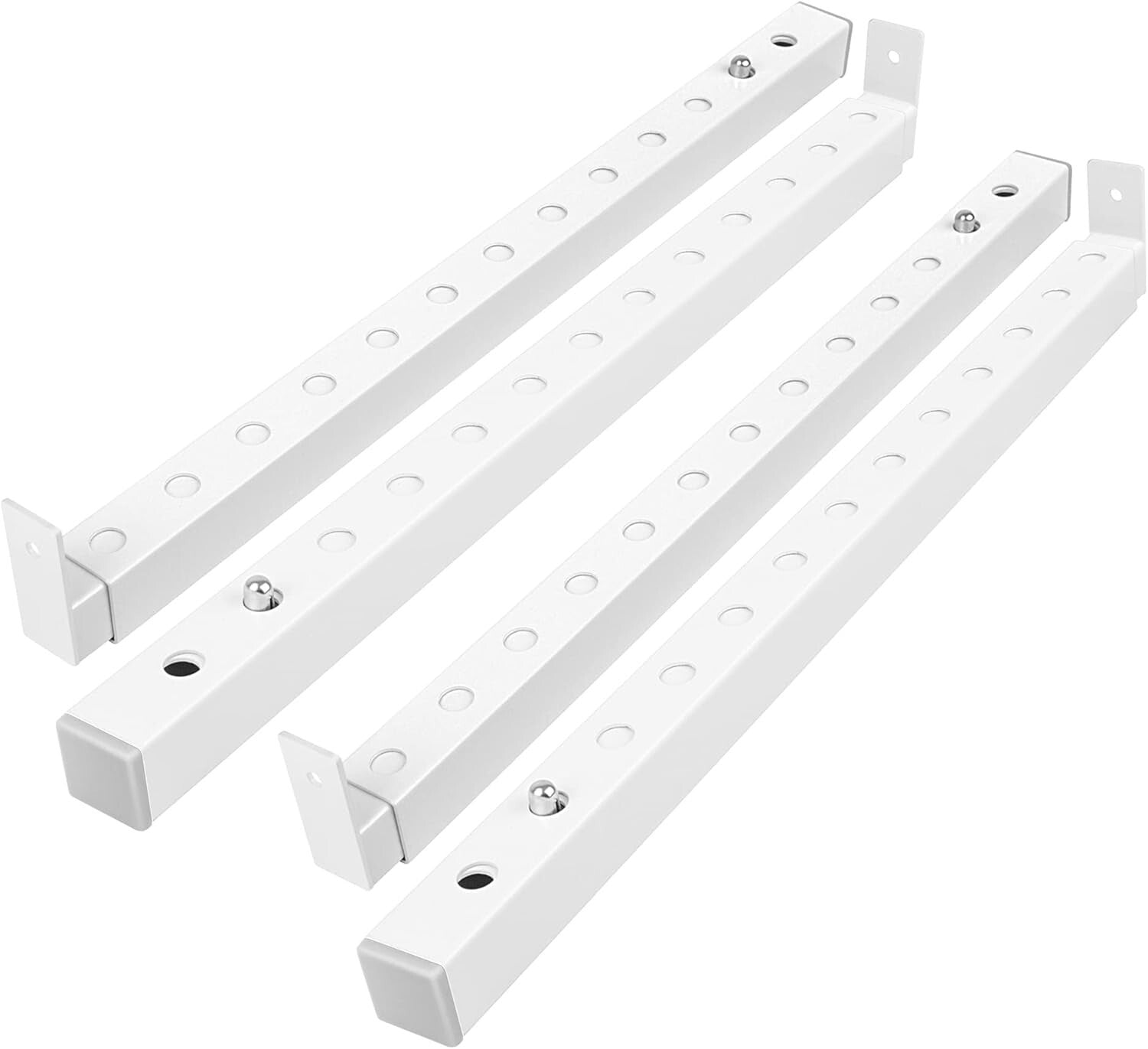 High-Quality Adjustable Security Bars for Windows - 4 Pcs, Fits Standard Tracks