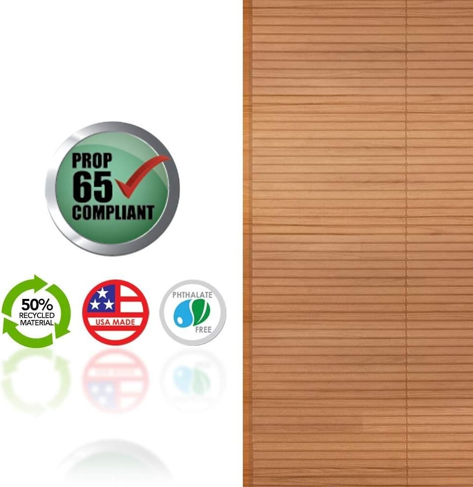 27" x 6' Non-Slip Vinyl Floor Runner - Durable Protector for Hard Surfaces