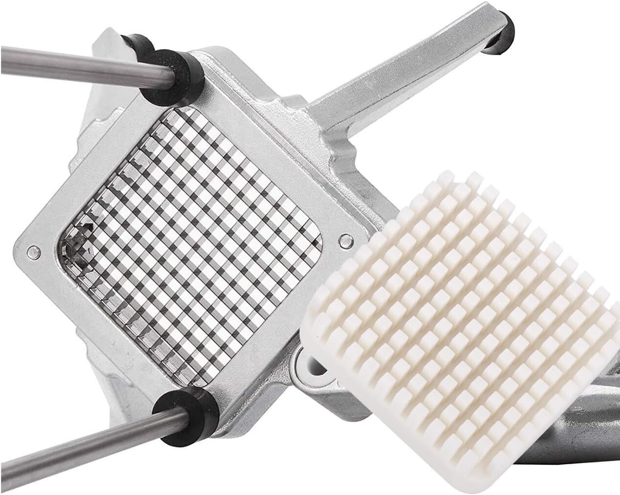 Heavy-Duty Commercial Vegetable Chopper with Stainless Steel Blades - 1/4" & ...