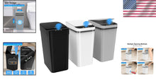 Load image into Gallery viewer, Slim Automatic Trash Can Bundle - Waterproof 2.5 Gallon Waste Bins for Home