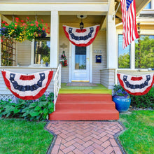 Load image into Gallery viewer, Beautiful Stars and Stripes Party Bunting - Essential for Patriotic Celebrations