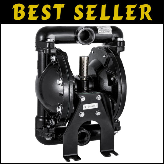 Corrosion-Proof Air Diaphragm Pump with Nitrile Design – 35 GPM Flow Rate