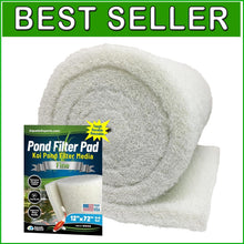 Load image into Gallery viewer, Premium 1-Inch Thick Koi Pond Filter Pad - Customizable White Bulk Roll